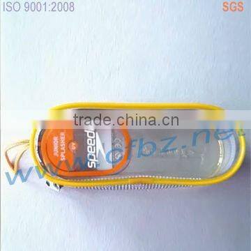 Plastic for towel with zipper and hot stamp