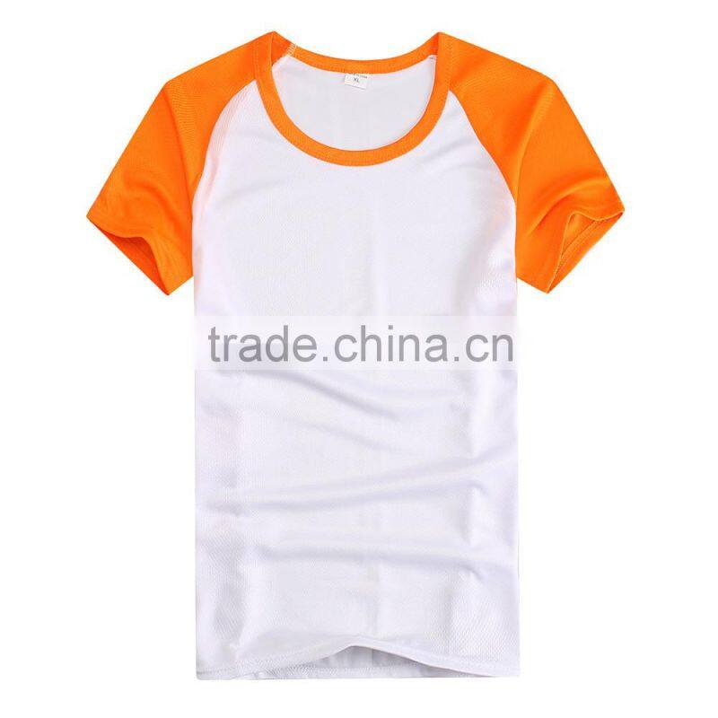 Wholesale China Unisex Plain No Brand Cotton T shirt Short Sleeve Dry Fit Sports Slim Fit Blank T-shirt In Stock