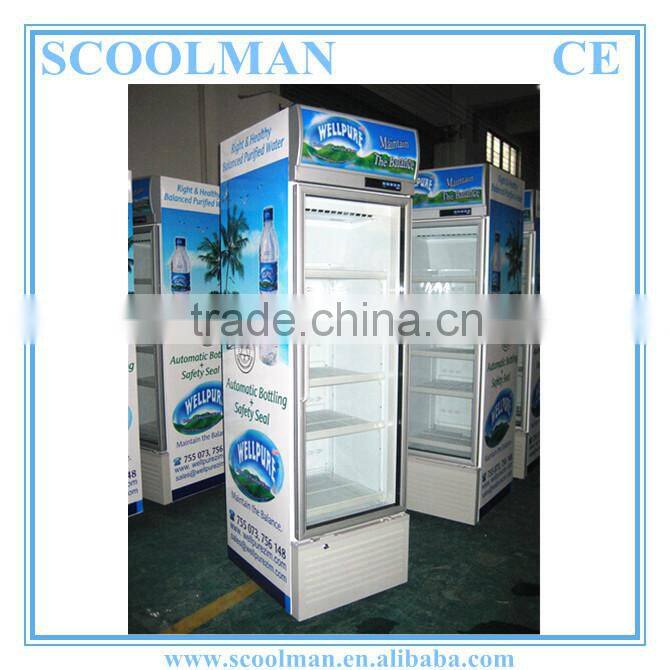 Single Glass Door Display Beer Fridge