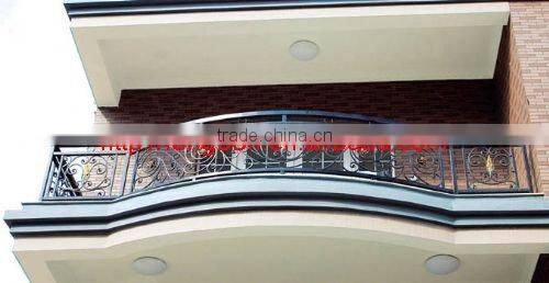 2015 Top-selling indoor galvanized steel balcony fence