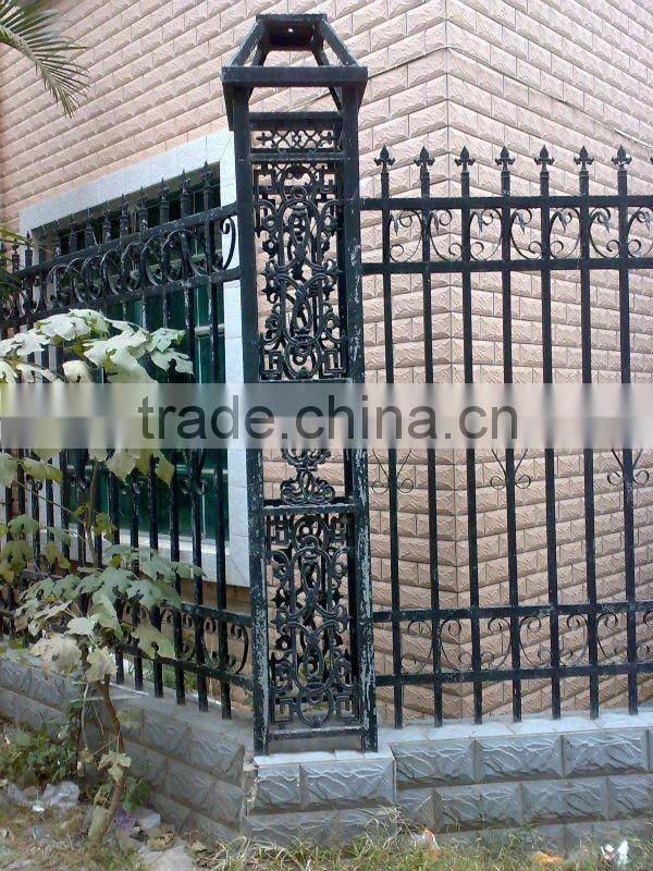 Top-selling handmade wrought iron garden border fence