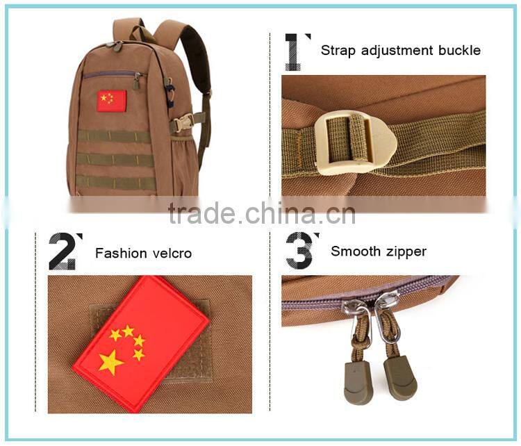 wholesale hiking backpack camouflage army school bag durable military canvas backpack