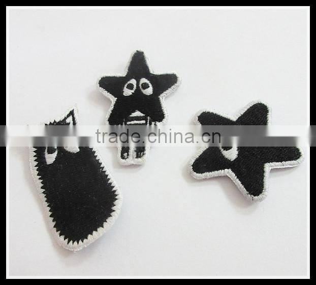 custom design logo embroidery woven patch badge