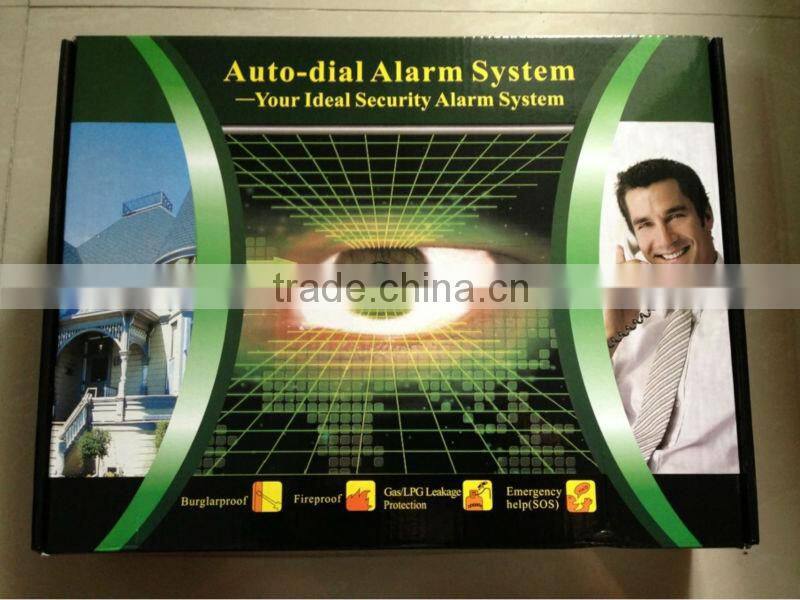 PSTN security alarm & 99 guard zone wireless home alarm system