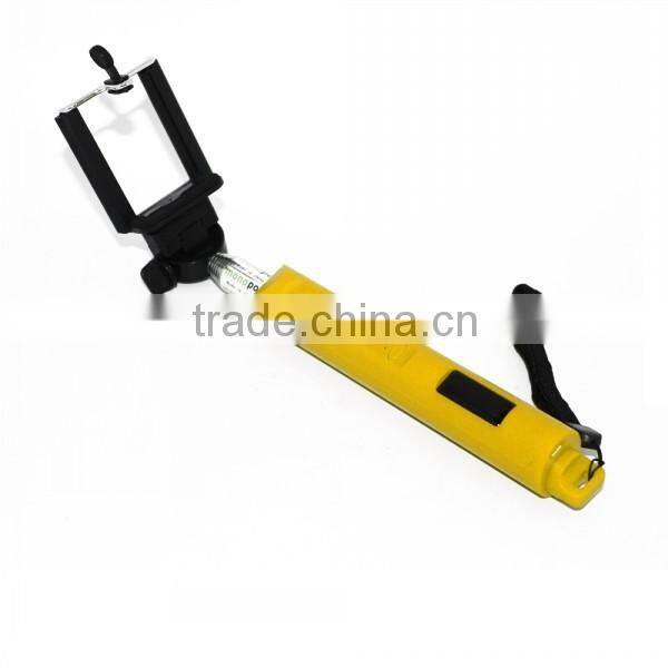 Extendable Handheld Selfie stick for camera & mobile phone, wireless bluetooth monopod for samsung for iphone