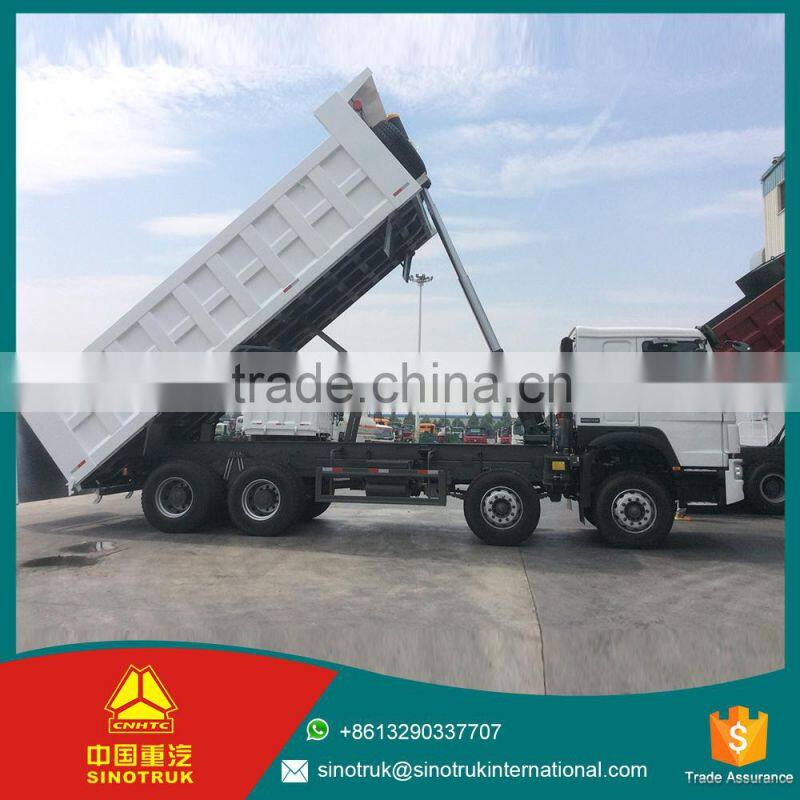 Cheap Wholesale HOWO 8X4 dump truck / 12 wheel 1 year warranty dump truck capacity
