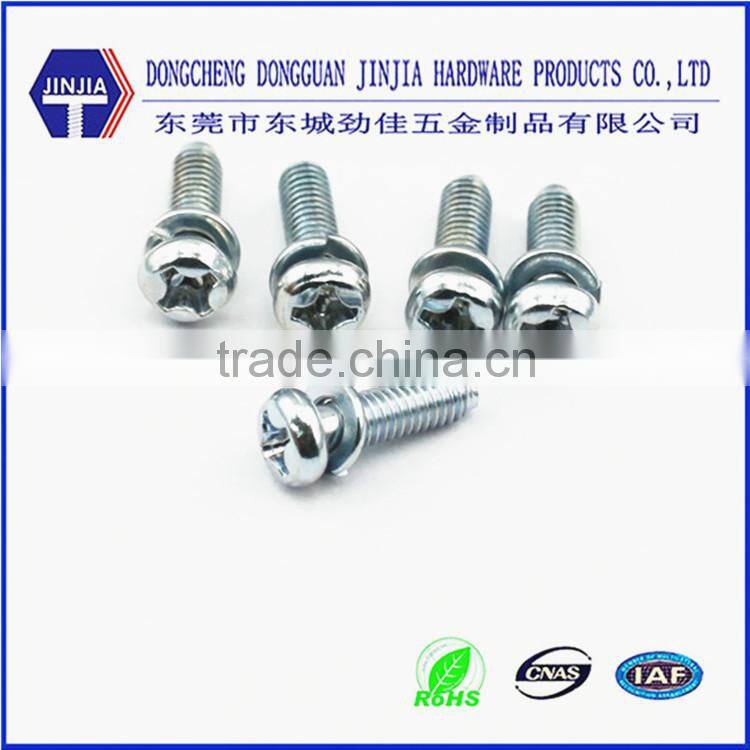 cross recess pan head special combination screw