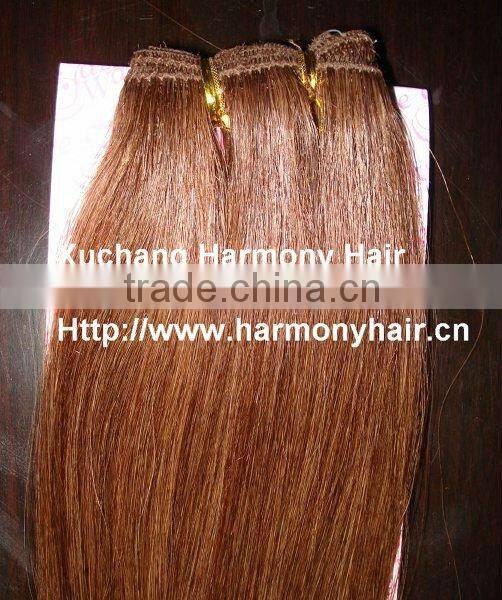Quality black 100 human hair extensions with 20" #1 and #1B on stock