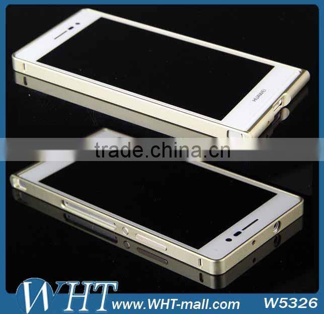 For Huawei Ascend P7 Ultra-thin Aluminum Metal Frame Bumper Case For Huawei P7 Metal Frame