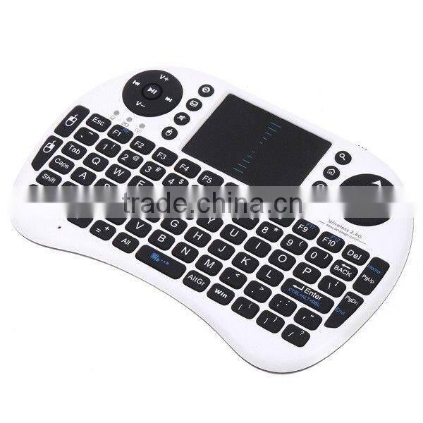 ACEMAX keyboard for tv box Rii i8 Mini Wireless keyboard with Touchpad Fly Air Mouse Combo Teclado rii i8 mini 2.4ghz wireless