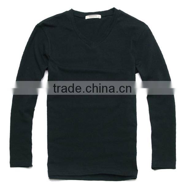 Cheap blank long sleeve t-shirts (YCT-A0106)