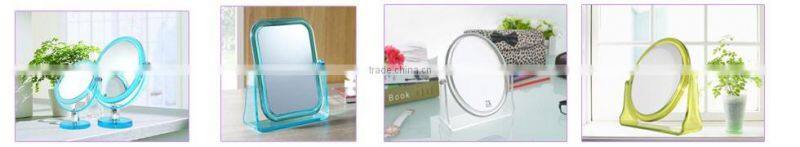 Rose Gold Silver Chrome stand makeup mirror 1x/10x magnification