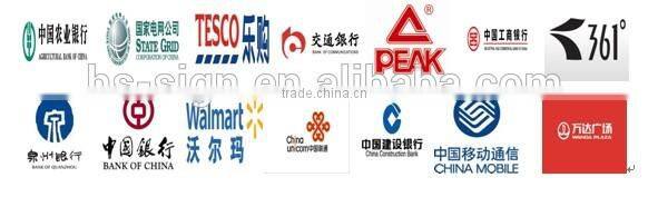 Outdoor used metal letter backlit led light up signs