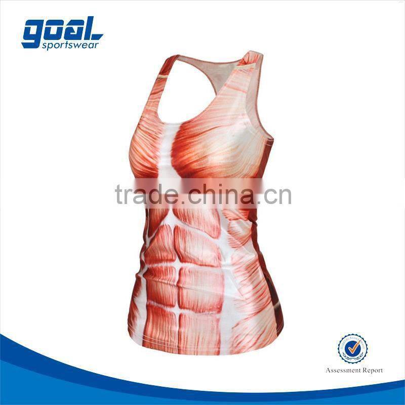 Excellent quality factory price sublimated sports vest? bra