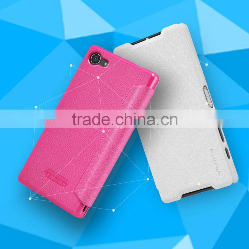 Flip leather case For Sony xperia z5 comapct