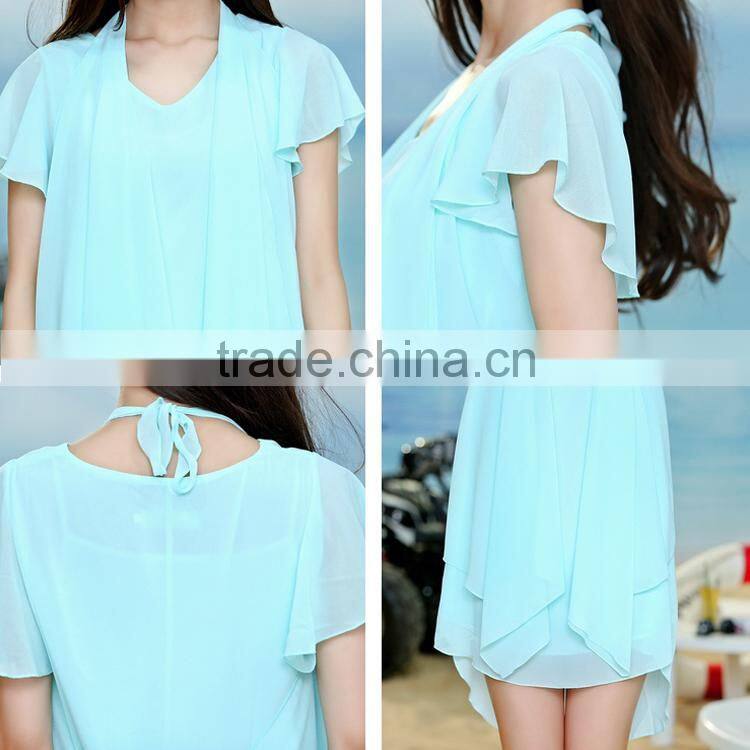 Wholesale custom fashionable dress for fat women or xxl size women casual dress and women dress for sex with low prices