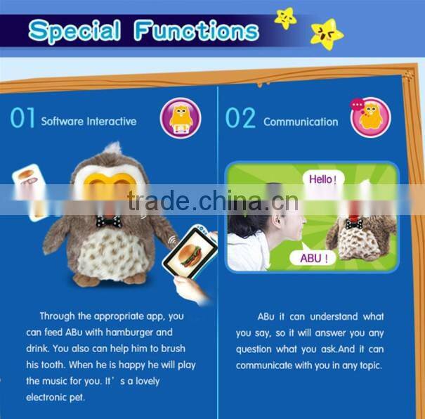 Audio Pet Owl can talk with children,singing and dancing 2014 NEW Arrival
