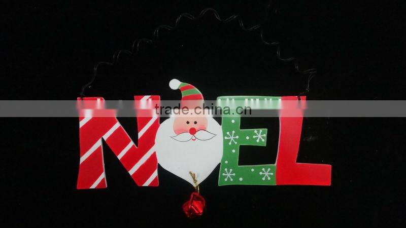 Wooden letters for christmas decoration,Merry christmas letter hanging decoration