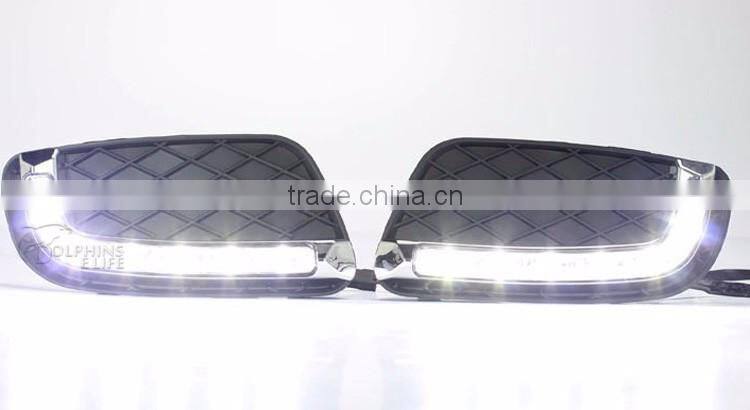 Car Fog Lamp 12V LED DRL Daytime Running Light For Mercedes-Benz Smart Fortwo 2009 2010 2011 2012