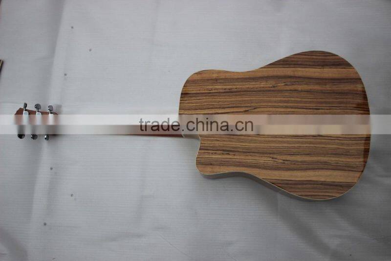 DC-77-2 model spruce&zebra wood acoustic guitar