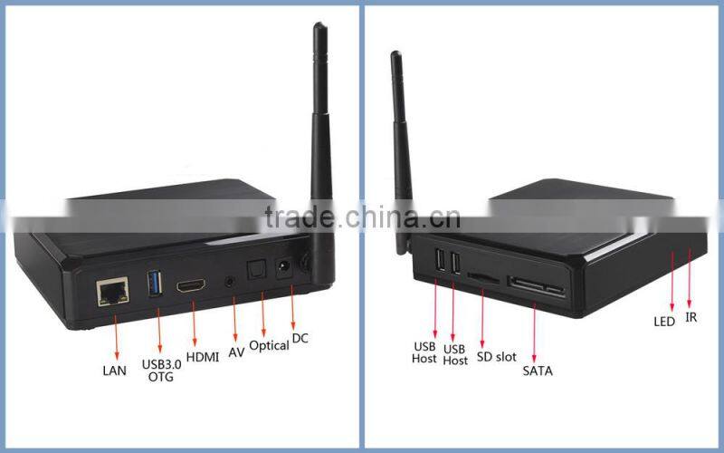 Octa core android4.4 box Allwinner A80 2G/4G RAM,16G/32G ROM,dual band 80211n,ac WIFI,optical,USB3.0