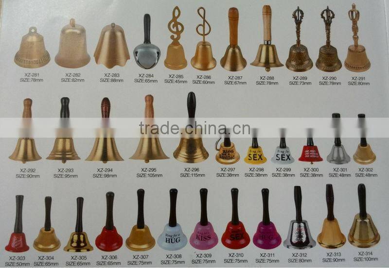 Promotional custom metal keychain with bell