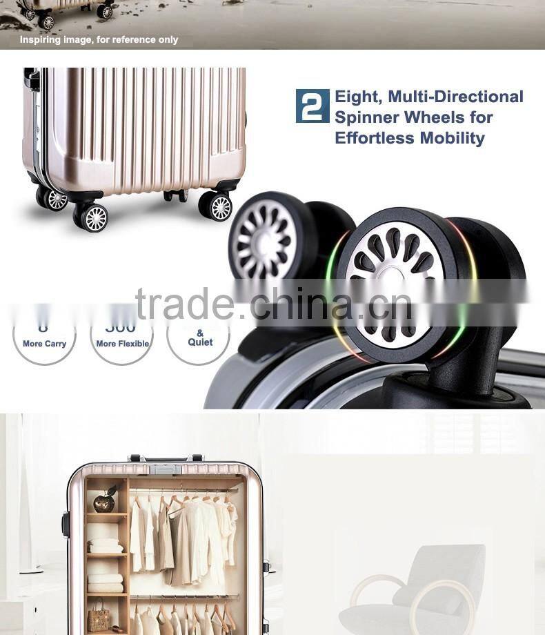 High Quality luggage trolley bags ABS luggage travel bags cheap luggage bags