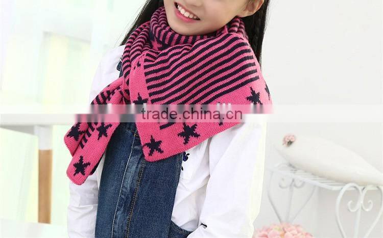 Knitted wool fabric kids scarf wholesale