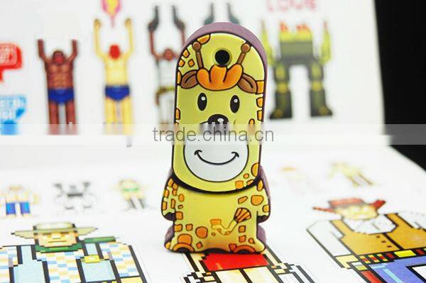 2013 the best-selling mini-figures design silicone USB cover