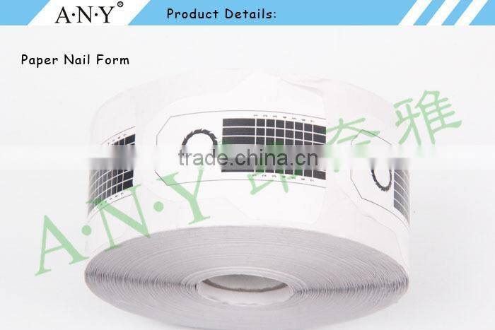 Nail Art Flat Extension Nails Building 8 Lines Paper Acrylic Liquid Form For Nail