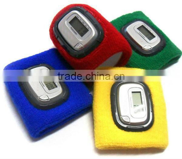 Digital Acrylon Wristband Pedometer with Time Display