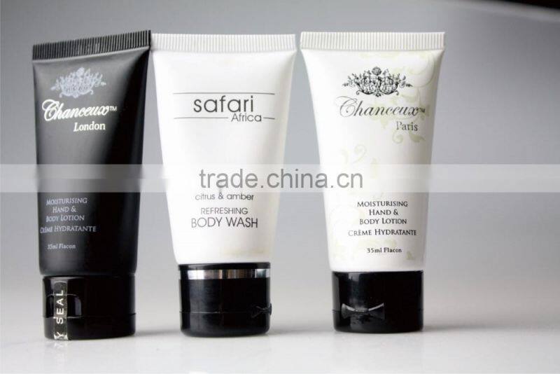 30ml cosmetic PE plastic tube with flip top cap