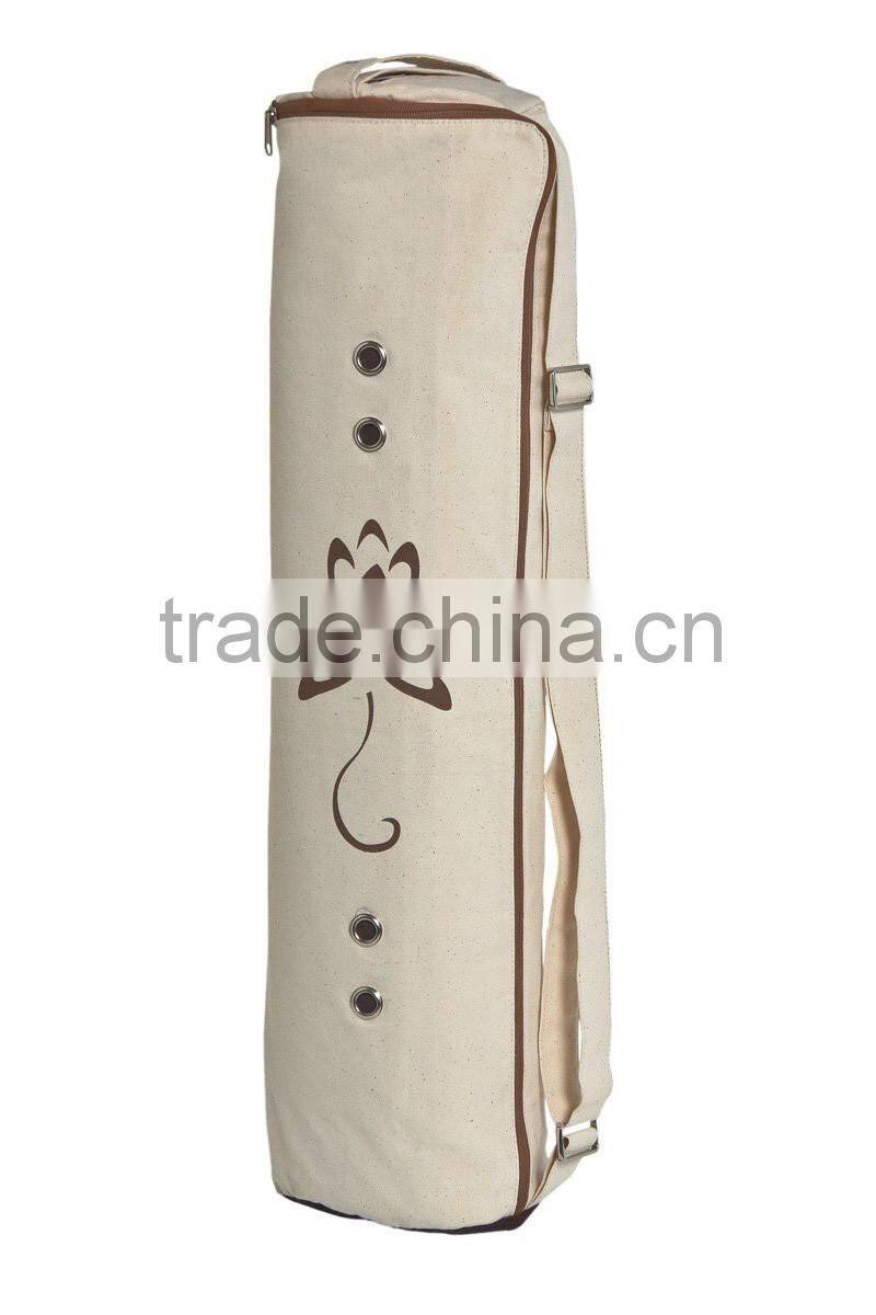 Wholesale Custom Full Zip Polyester Cargo Pocket Gym Carrying Bag Yoga Mat Bag