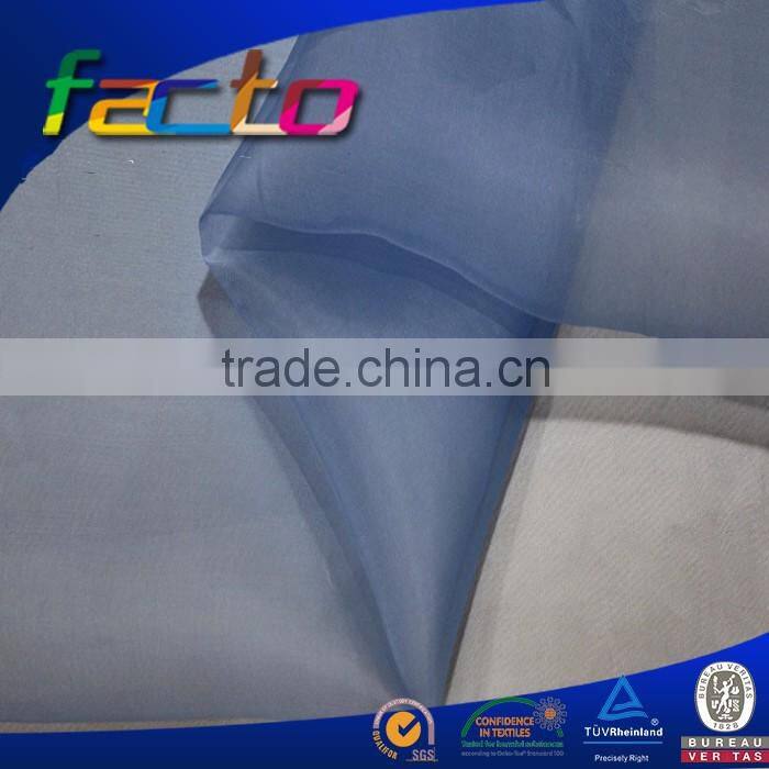 100% Polyester Organza Strip Fabric for Garment