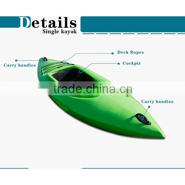 2015 New Made in China DINGWANG Cheap Plastic Kayak