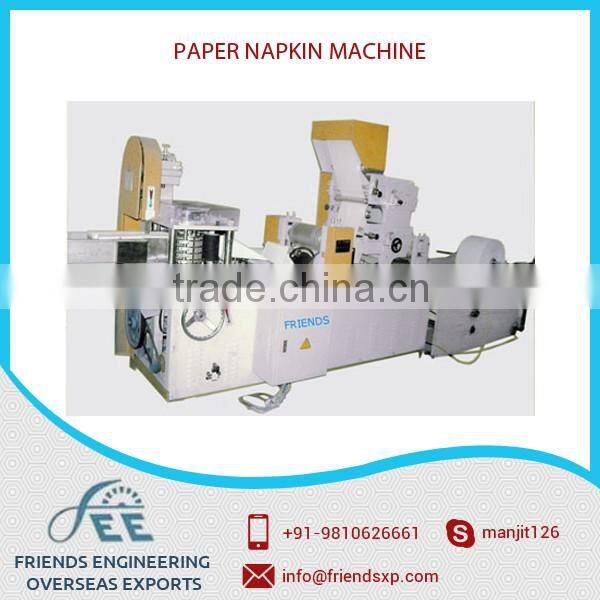 Square and Rectangular Paper Napkin Machine for Sale at Amazing Rate