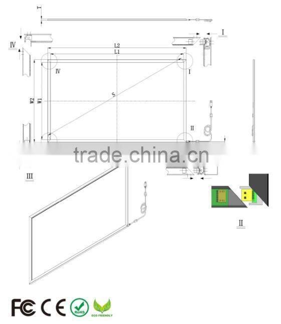 Richtech indoor touch screen multitouch infrared frame supports 3-32 points