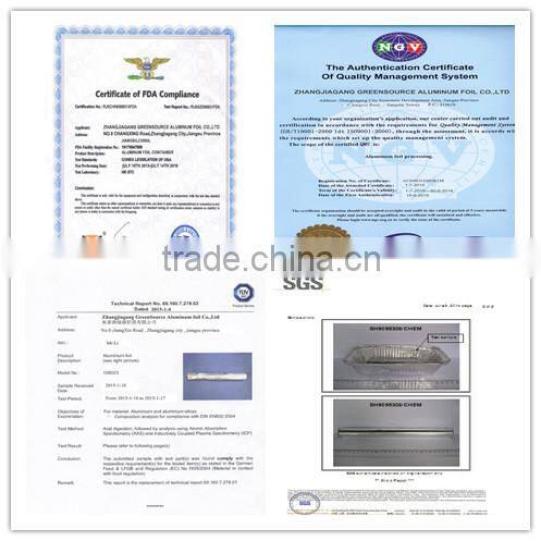 Aluminum foil lid