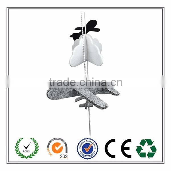 New Arrival!Handmade Adorable Plane Felt Mobile For Room Decoration
