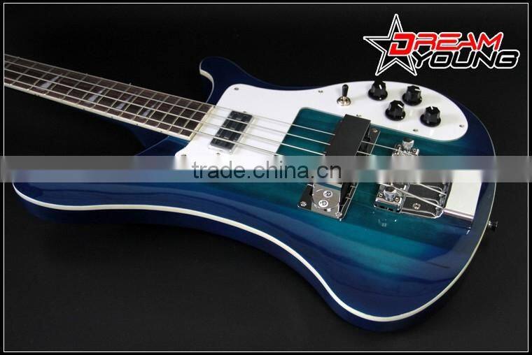 DS-EB6011 Blue Color Canadian Maple Neck Bass Guitar