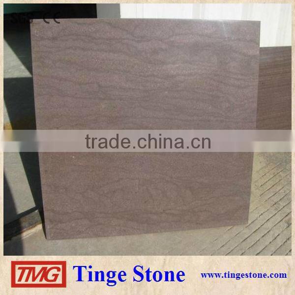 Popular Purple Wood Grain Sandstone Tile For Stone Project