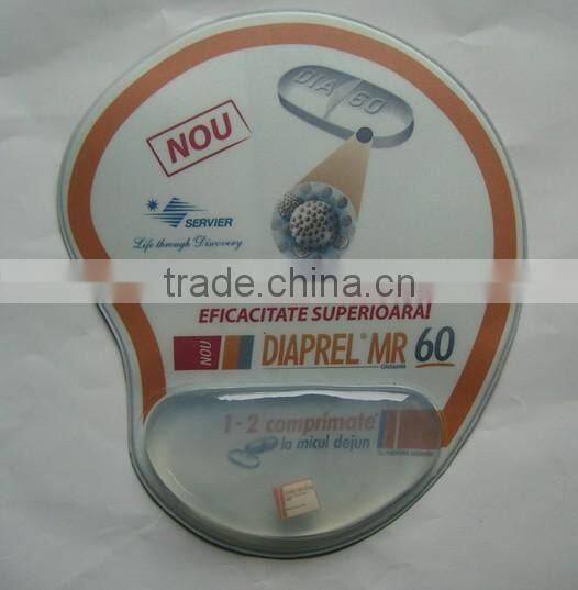 high quality silicon gel wrist support mouse pad