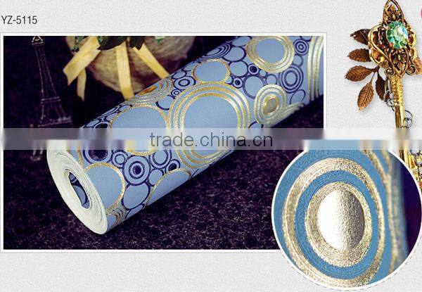 hot beauty corridor KTV waterproofing wallpaper vinyl wallpaper wall decoration for bar