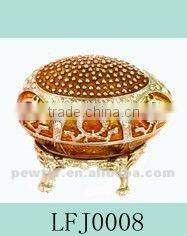 Colourful Christmas Tree Metal Jewel Case