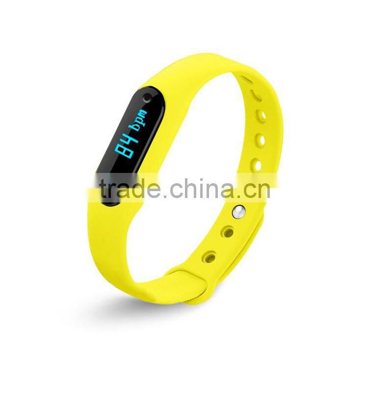Fashion 3D sport bracelet, sleep monitoring and waterproof bracelet