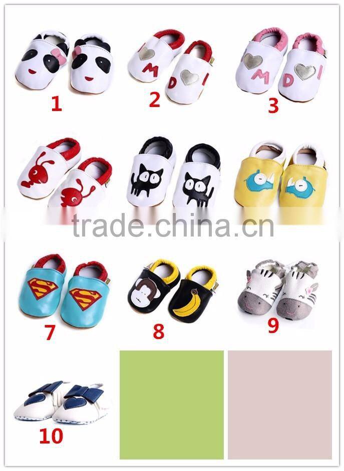 2016 new high quality comfortable fashion cute pink princess baby leather toddler shoes