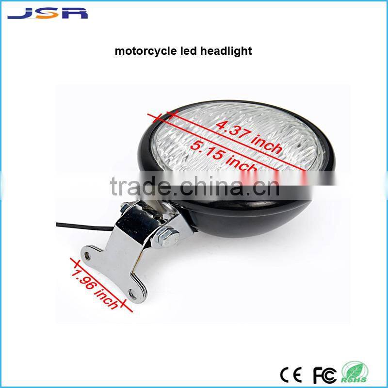 5" LED Headlight Head Lamp For Motorcycle Harley Bobber Chopper Touring