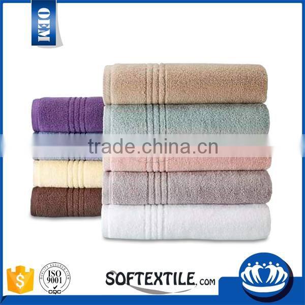 soft bamboo palin solid color e bath towel wholesale