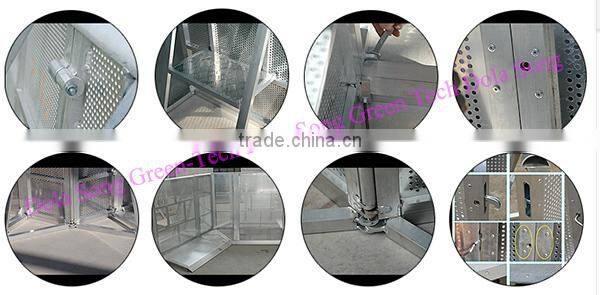 BR-DS003 aluminum alloy mojo crowd barrier for concert