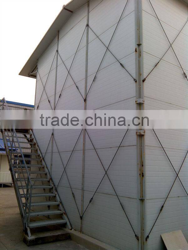 Economical sandwich panel steel prefab timber house